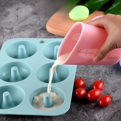 250 мл/500 мл Характеристики Силиконовый мерный стакан Видимый двойной масштаб для выпечки Мерный стакан Легко очищаемый инструмент для выпечки