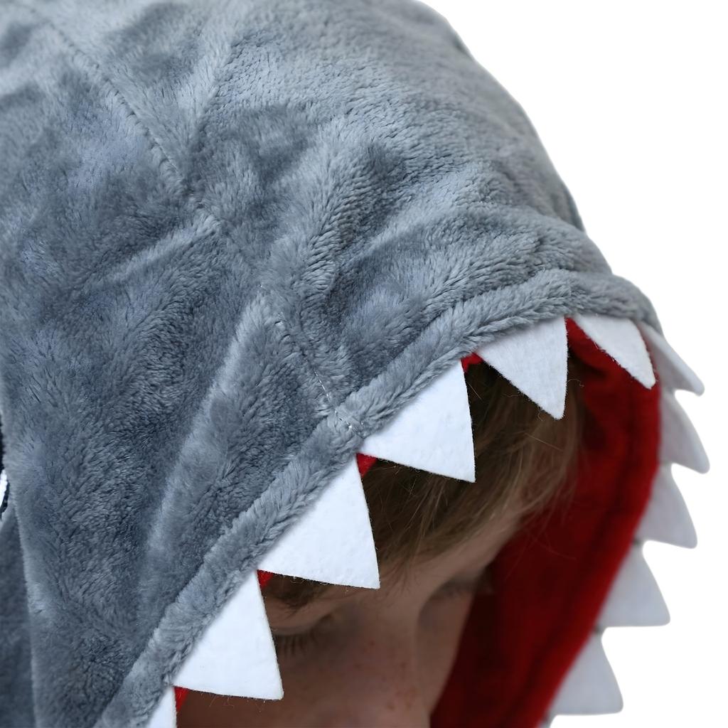 Piżama Onesie Kigurumi Kostium Przebranie Rekin Dzieci 95 - 105Cm