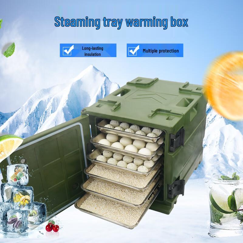 WEZHO 120L Многослойный изолированный шкаф для подогрева еды