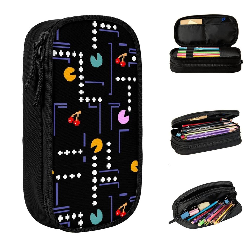 Video Game Pencil Case Classic Pen Holder Bag Kids Large Storage School Supplies Gifts Pencil Pouch