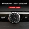 Центральные часы-будильник для Mercedes-Benz C E-класса GLB GLC E300L GLC300 C260L Салонные аксессуары Декор Автоаксессуары