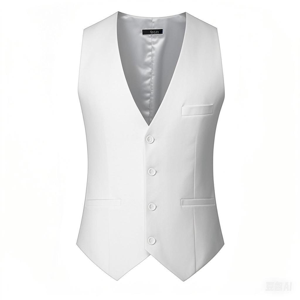 Мужской приталенный жилет в стиле business casual