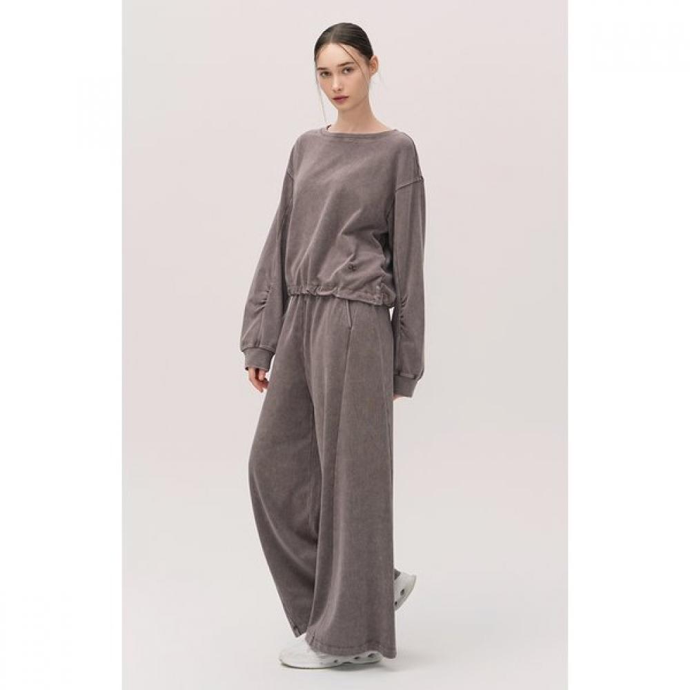 Huit Washed Crop Sweatshirt Htwtp5k02t