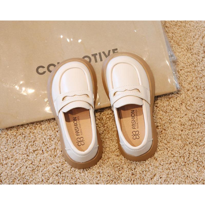 Корейские ретро повседневные детские туфли из кожи, новые осенние туфли в британском стиле