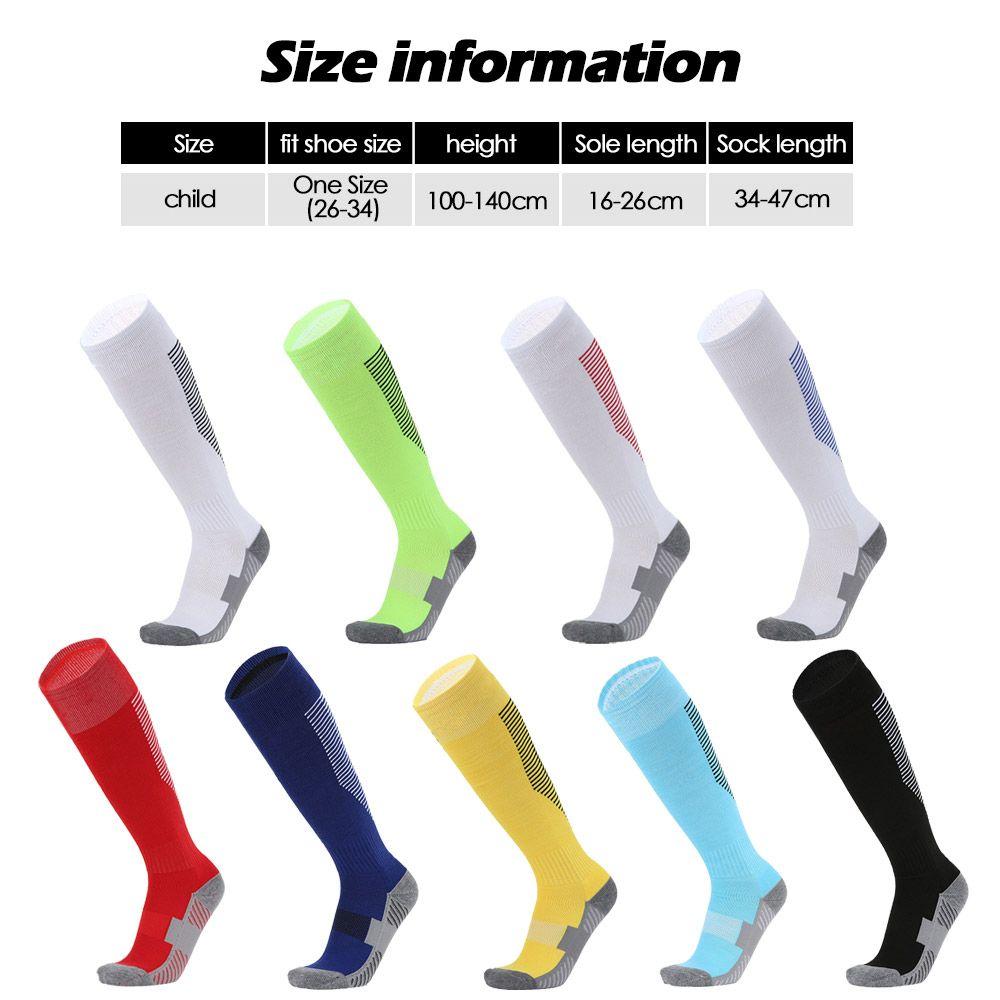 Boy Girl Long Breathable Sport Socks Soccer Socks Football Socks Anti-slip