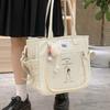 Fashion  Cute Womens Shoulder Bag Nylon Large Capacity Lolita Transparent Student Ita Tote Bag Jk Cartoon Casual Fashion Handbag
