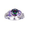 Fashion  Ring Round  Zircon for WomenWedding Gifts