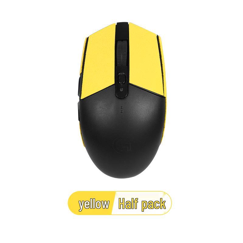 Logitech G102/G304/GPRO Anti-Slip Suede Mouse Stickers - Full Coverage, Sweat-Absorbent, Anti-Sweat Back Stickers