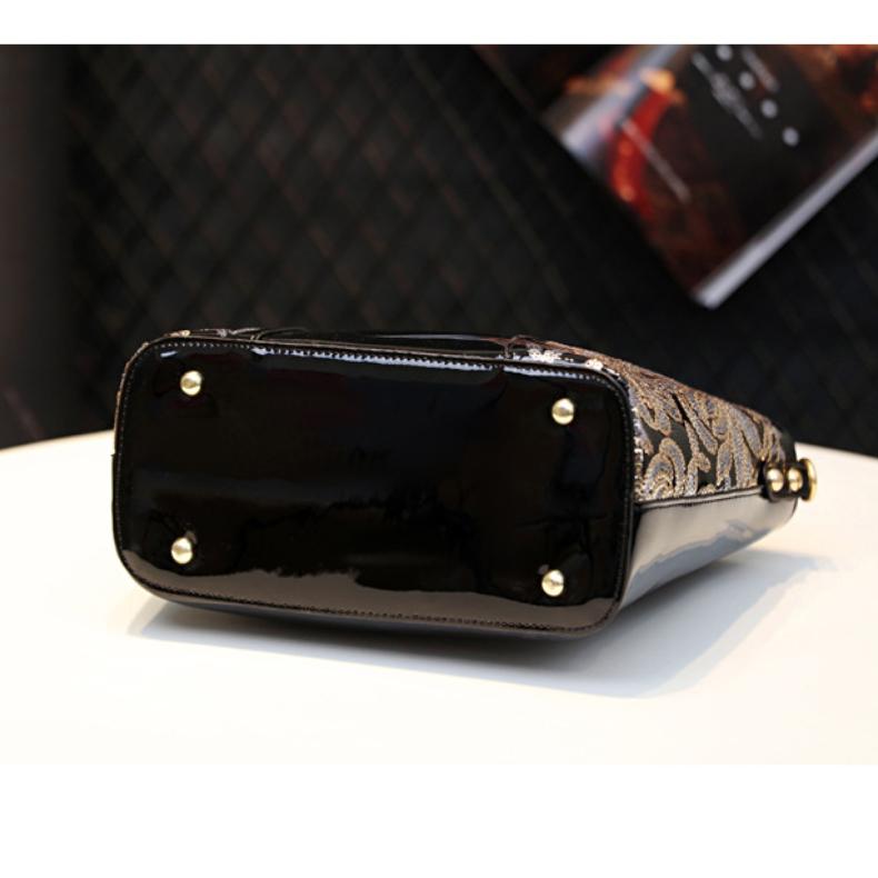 Женская сумка Элегантная яркая кожаная сумка большой емкости Модная сумка через плечо Сумка через плечо