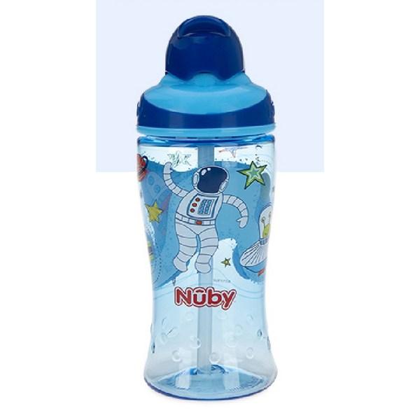 Nuby Tritan TT Kids Straw Cup 360ml 1288, Space Hitchhiker, 1 Piece
