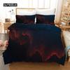 Комплект постельного белья Starry Sky Blue Orange Galaxy Starry Sky Theme Twin Комплект постельного белья из микрофибры Double Queen King Size Покрывало для пододеяльника