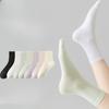 Женские весенне-летние тонкие дезодорирующие дышащие носки-гольфы без косточек