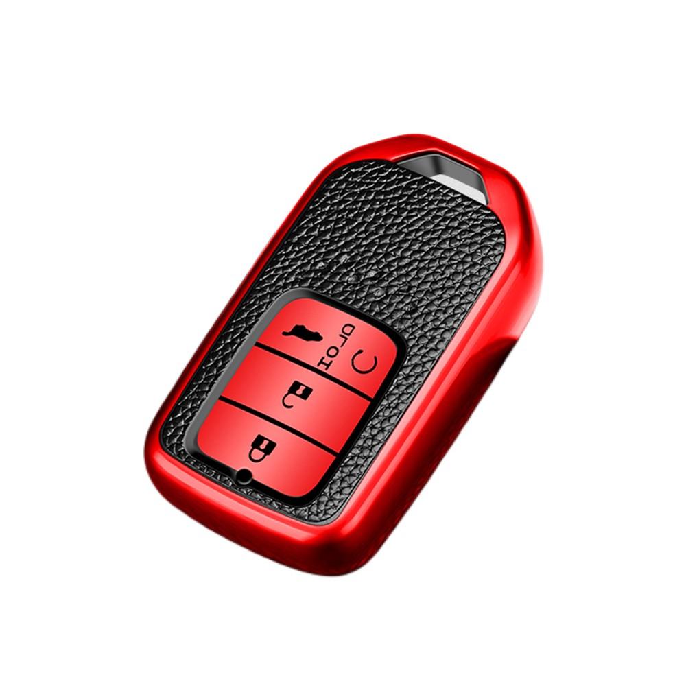 Кожаный чехол для ключей из ТПУ с 234 кнопками для Honda Accord Civic City Crider CRV CR-V Jade XR-V HRV Odyssey Vezel, аксессуары