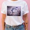 Summer 100% Cotton T-shirt Studio Ghibli Totoro Harajuku Style Kawaii Totoro Ghibli Loose Casual T-shirt Women