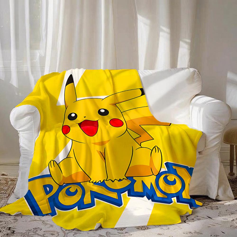 Home and Decoration Cute Fashion New Throw Blankets for Beds/sofa P-Pikachu-s Blanket for Camping Christmas Blanket Best Gifts