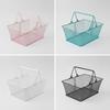 Metal Wire Shopping Basket Portable Ventilated for Shoppers