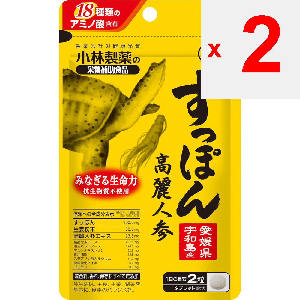 KOBAYASHI Pharmaceutical Suppon Ginseng 60 зерен Ложки Тоник Ложки