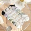 Silk Lastic Socks Transparent Short Socks Cute Crystal Glass Silk Socks