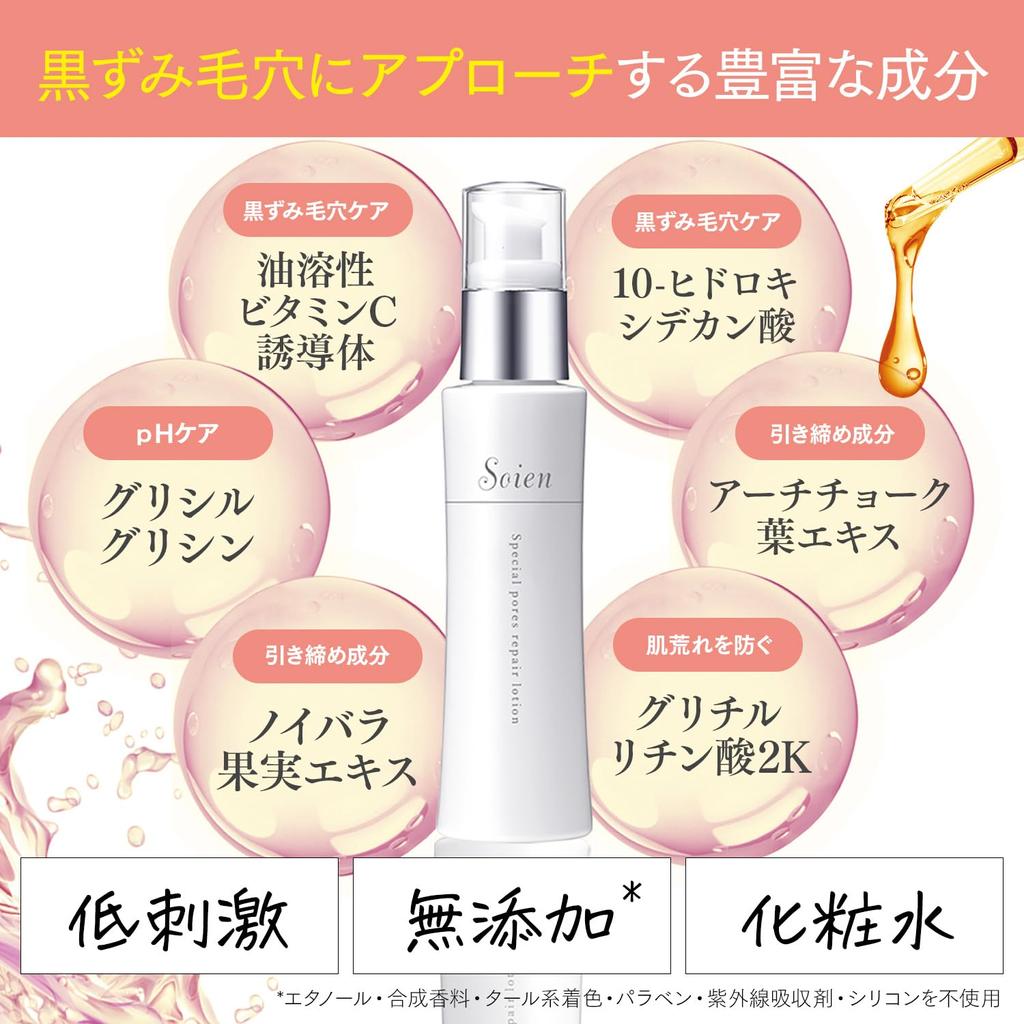 Re9 Pore Countermeasure Set Soin C Repair Lotion от дряблости, потемнения и меланина, для очищения пор Для женщин в возрасте 40 лет Домашний уход Nanoized