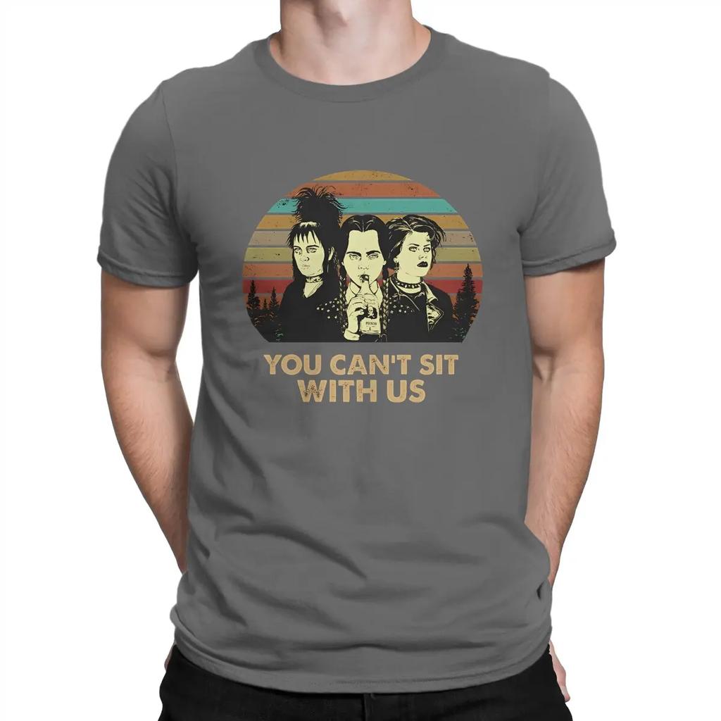 Leisure You Can't Sit With Us T-Shirts for Crew Neck Cotton T Shirt T-The Addams Family Short Sleeve Tee Shirt Original Unisex
