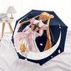 Автоматический милый зонт Sailormoon - Складной, с 8 металлическими спицами, Портативный для улицы, Подарок, Уличный зонт, Игривый аксессуар, Прочный Высокий