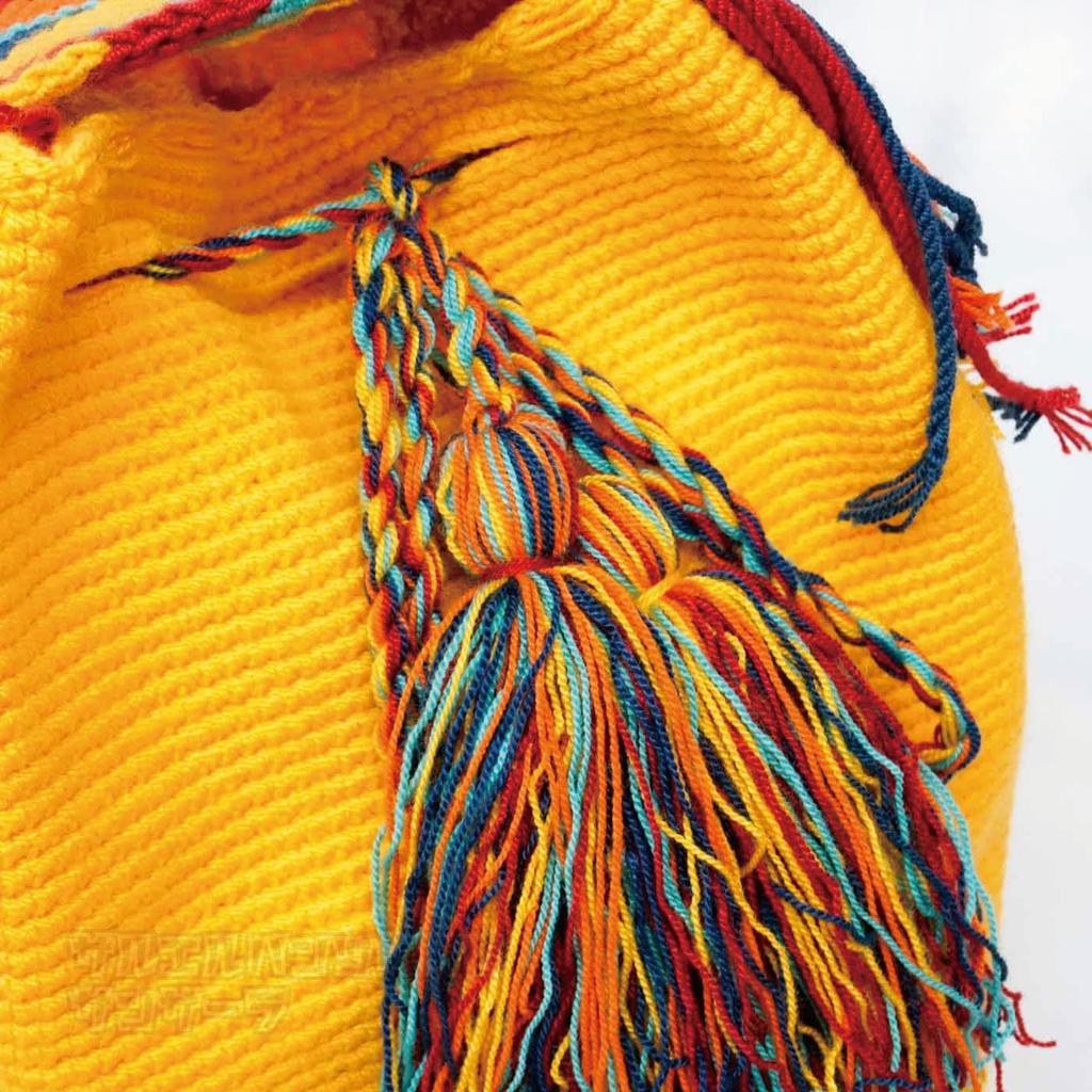 [Samsara] Несовершенная сумка Wayuu, Сумка для мамы, Сумка через плечо, Женская, Большая вместимость, Ручная работа, Южноамериканская, Колумбийская, Традиционная, С рисунком по всей поверхности