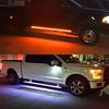2X 60" Sequential Side Running Board LED Light Strips Amber+White Signal Step Up