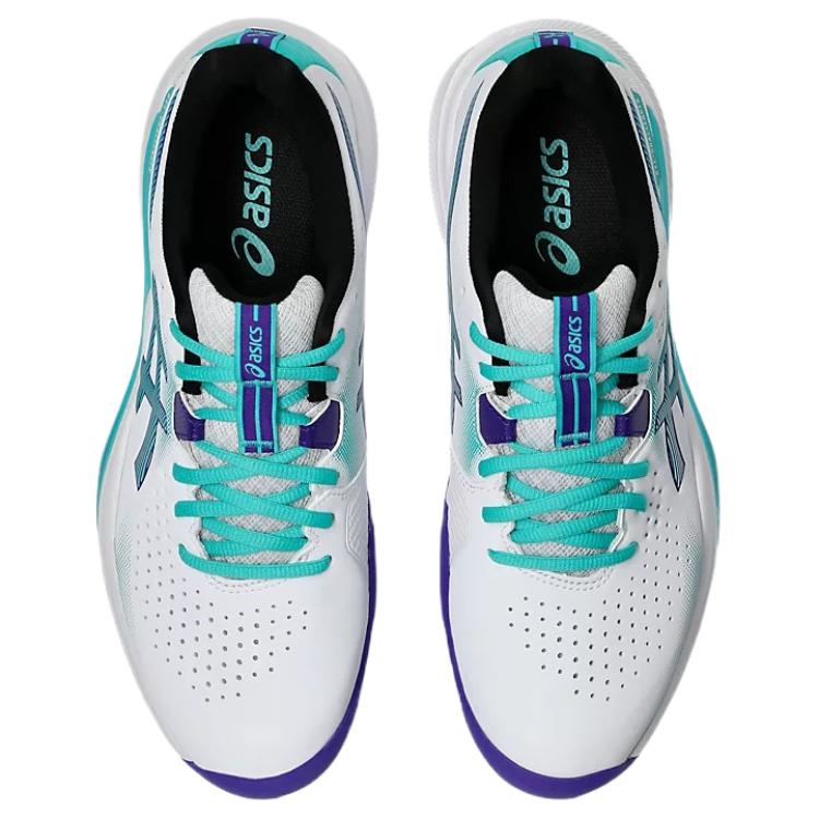 Asics Кроссовки для тенниса Gel-Challenger 15 Удобные Прочные Поддерживающие Износостойкие Мужские кроссовки Белый Зеленый 1041A510-103