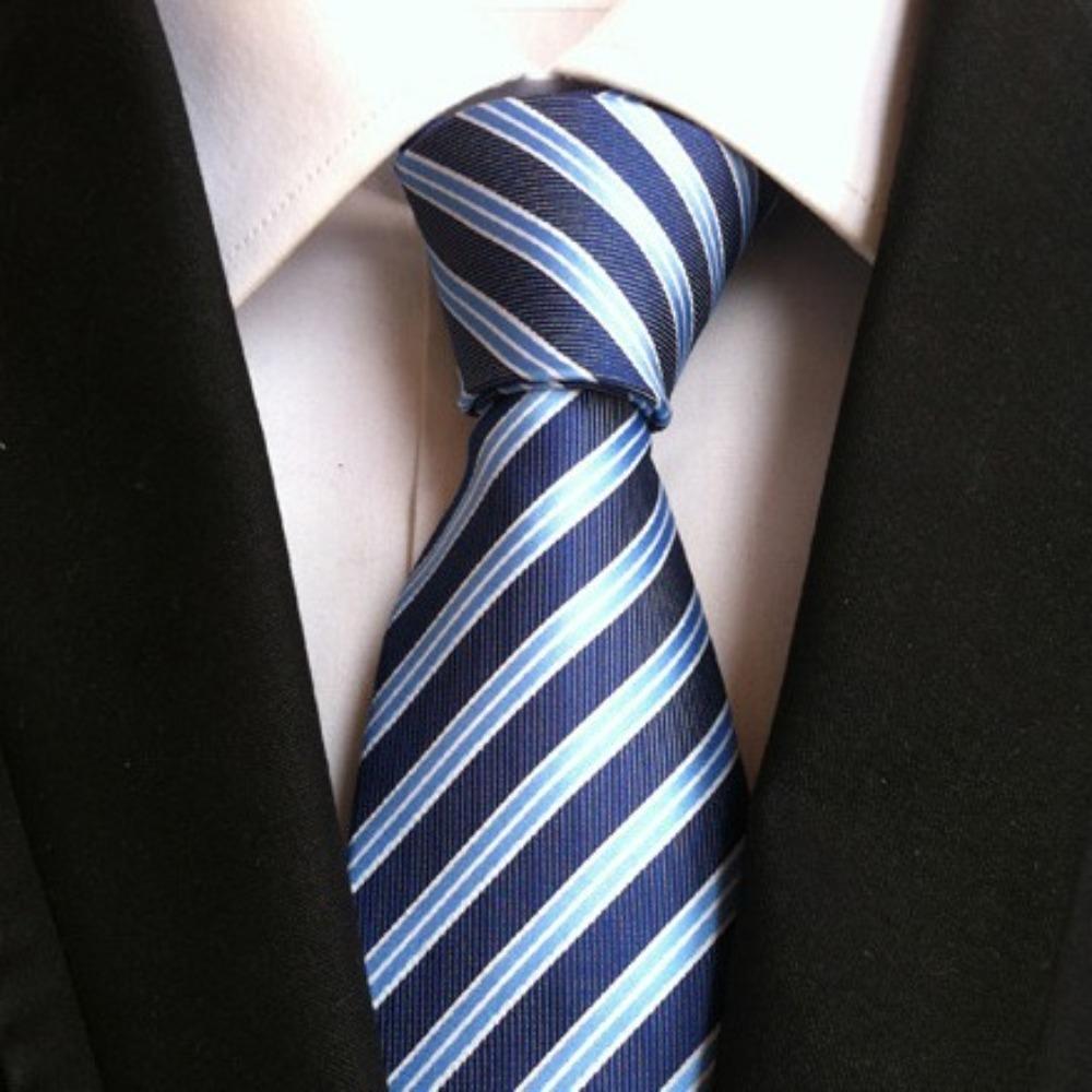 Collar Stripe Neck Ties Skinny Tie Wedding Necktie Men Casual Groom Neck Wear Male