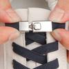 1Pair New Press Lock Shoelaces Without Ties Flat Elastic Laces Sneakers Boots No Tie Shoelace Rubber Bands for Shoes Accessories