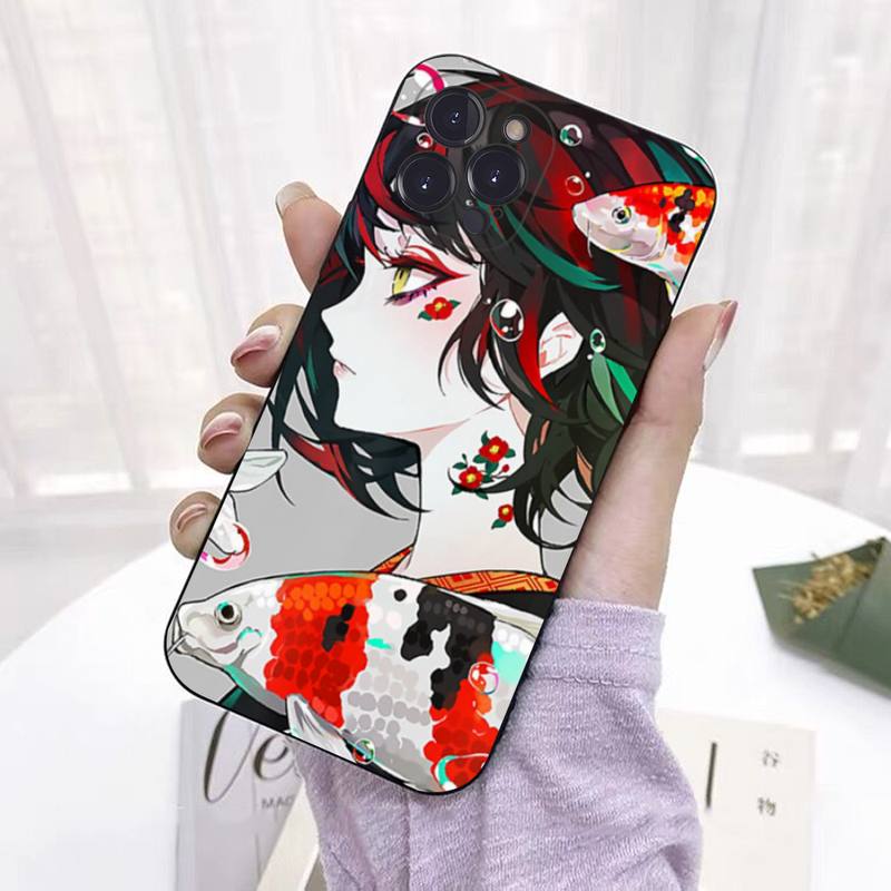Мягкий силиконовый чехол для телефона «Грустное аниме» для iPhone 14 13 12 11 Pro Mini XS MAX 8 7 6 Plus X 2020 XR Shell