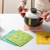 Solid Square Silicone Mats Heat Proof Table Pads Coaster Kitchen Tableware Cup Mat Home Decoration Desk Pad Dishes Pot Placemat