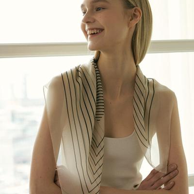BB’DE SOLI’DE Mild Chiffon Silk Scarf (2color)