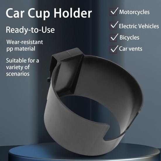 Cup Holder Multifunctional Hanging Hollowed Portable Motorcycle Car Universal Water Cup Holder for Vehicle