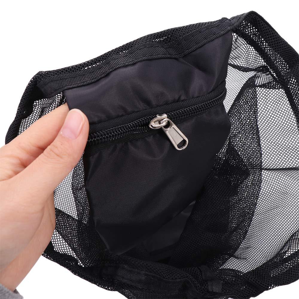 Drawstring Ball Mesh Bag Clip On Single Ball Bag Basketball Storage Bag  for Backpack