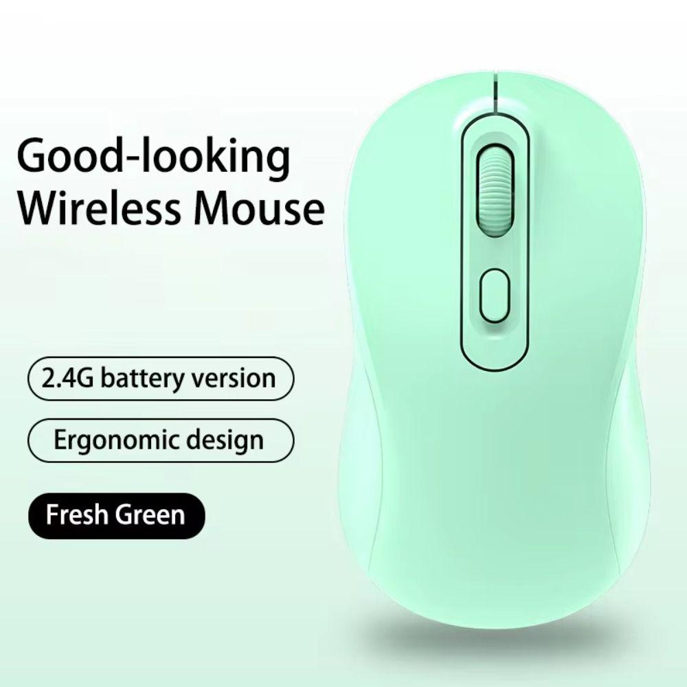 2.4GHz Macaron Wireless Mouse Noiseless Colorful Wireless Mouse Office/Home