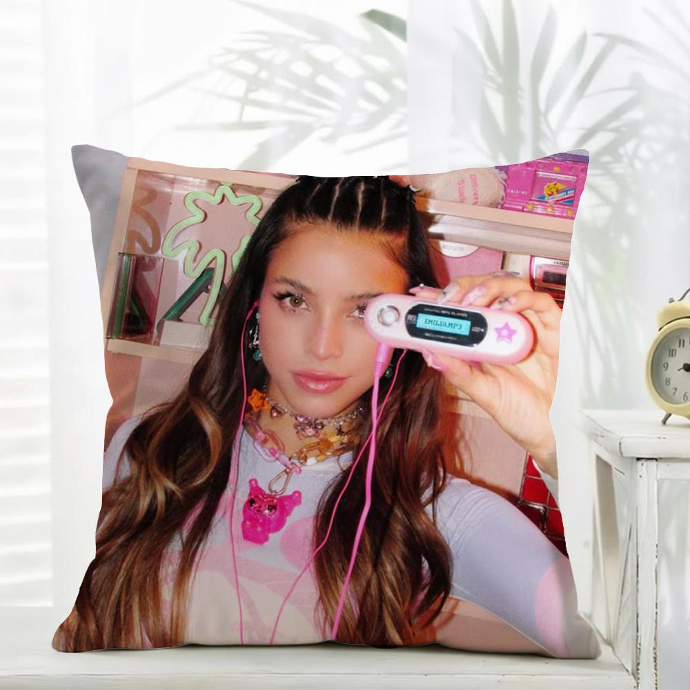Singer EEmilia Cushion Cover Daily Washable Linen Pillowcase Soft for Sofa Bed Home Room Decor