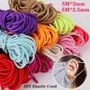 5M 2mm 2.5mm High-Elastic Round Elastic Band Rubber Band Elastic Cord Diy Sewing Materials Crafts