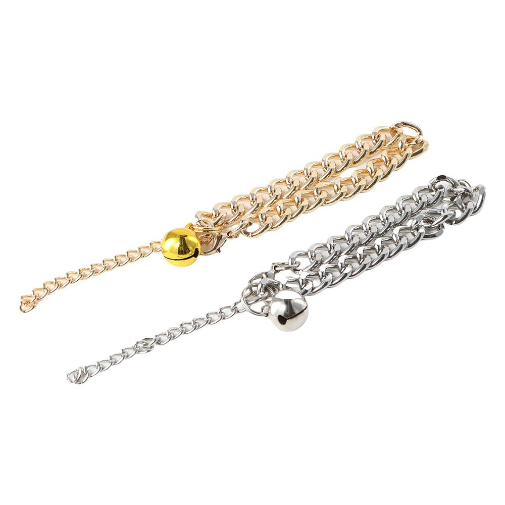 Puppy Cat Accessory for French Bulldog Small Dog Cat Collar Dog Gold Chain Dog Necklace Pet Chain