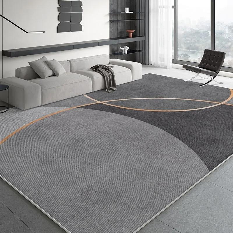 High-End Grey-Toned Carpet - Dirt-Resistant And Slip-Resistant For Living Room Floor Mat, Bedroom Carpet, Home Decoration