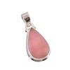 Подвеска из натурального розового опала, сделанная вручную из стерлингового серебра 925 пробы, 1,50 дюйма, g1f77