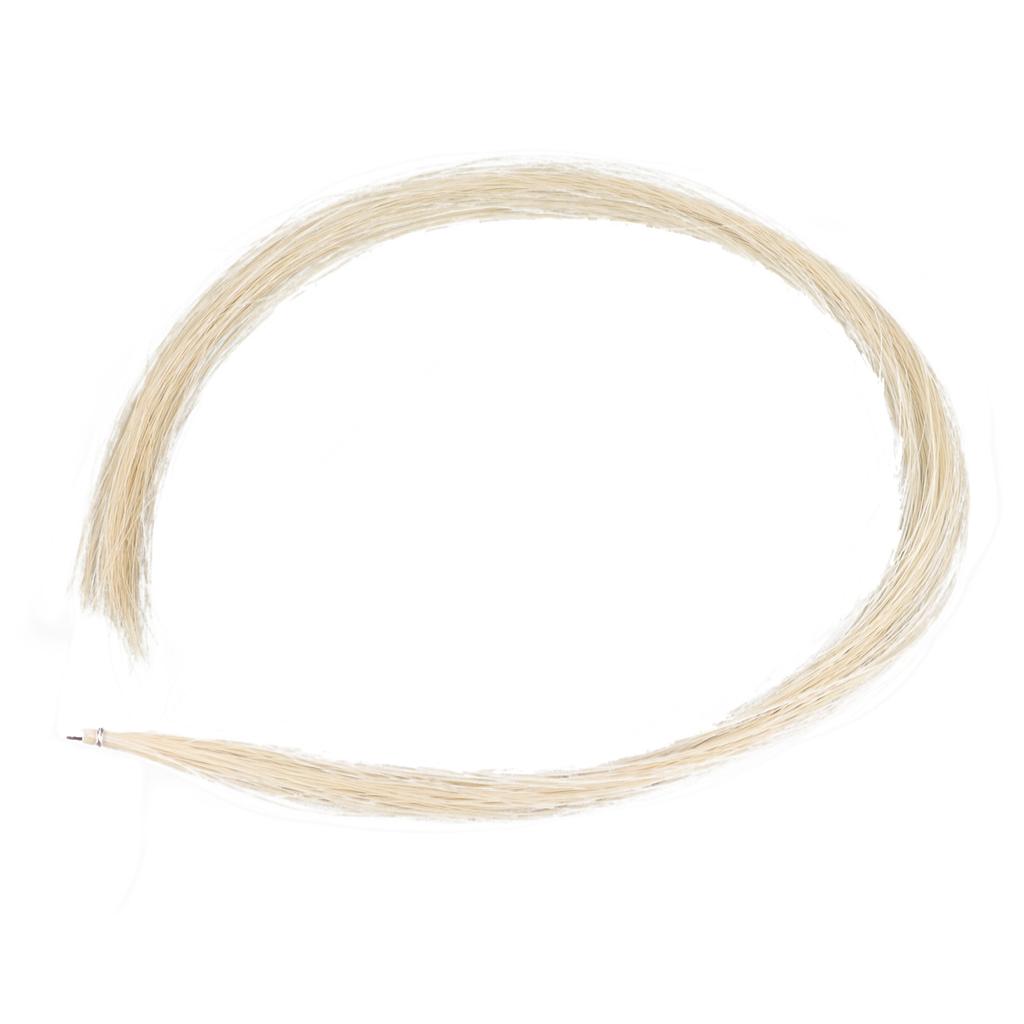 Violin Bow Hair Professional White Violin Bow Replacement Horse Hair Musical Accessories 1 2