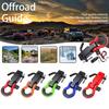 3/4" D Ring Bow Shackle Carbon Steel Tow Hook Kit Off-Road Receiver Hitch Mount for Trailer Recovery & Towing Accessories
