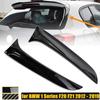 2pcs for BMW 1 Series F20 F21 2012 - Rear Window Spoiler Cover Side Canard Air Splitter Sticker Trim Car Accessories Black