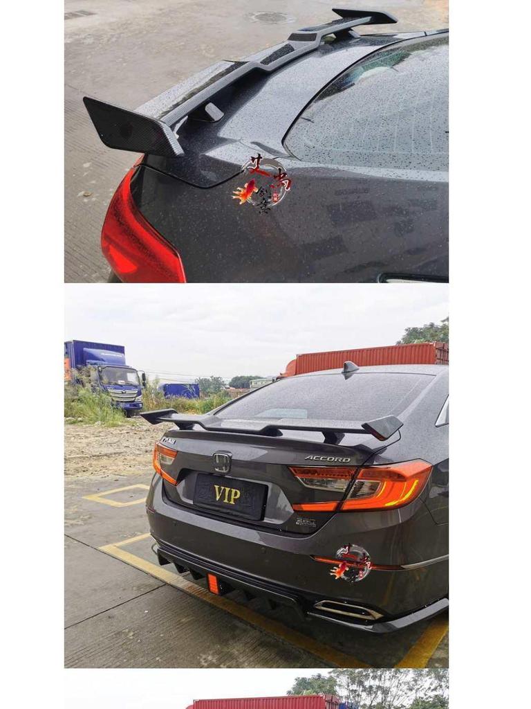 Универсальное заднее антикрыло для спортивного автомобиля Seagull - Без сверления, на клейком креплении