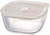 Made In Japan Heat-resistant Glass Airtight Storage ContainerCorner 1200ml BUONO Kitchen KSTM-120-TW Clear