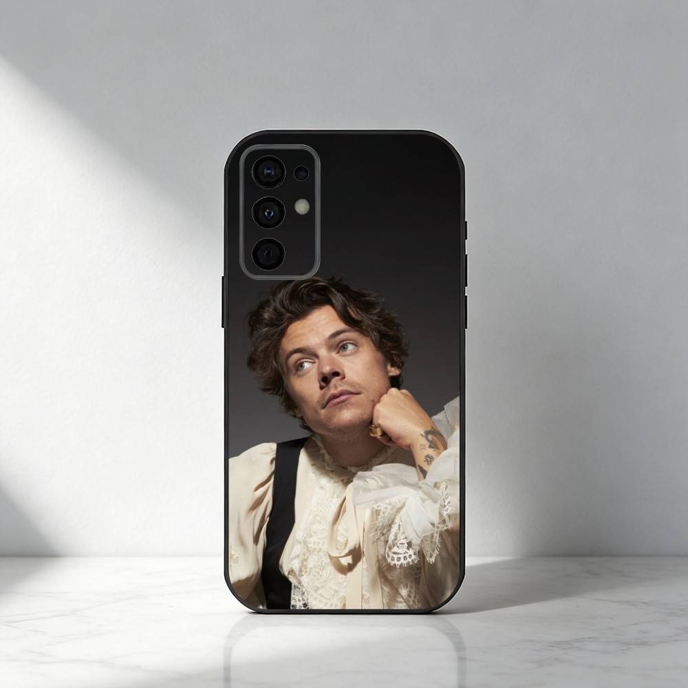 Чехол для телефона H-Harry S-Styles для Samsung S25, S24, S21, S22, S23, S30, Ultra, S20, Plus, Fe, Note, 5G Черный Чехол