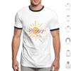 Happy T Shirt 6xl Cotton Cool Tee Happy Happiness Sun Sunshine Joy Color Colorful Beautiful