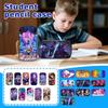 KPOP Girls Cartoon Pencil Case Elementary School Pencil Case Stationery Bag Children's Pencil Case Anime Print