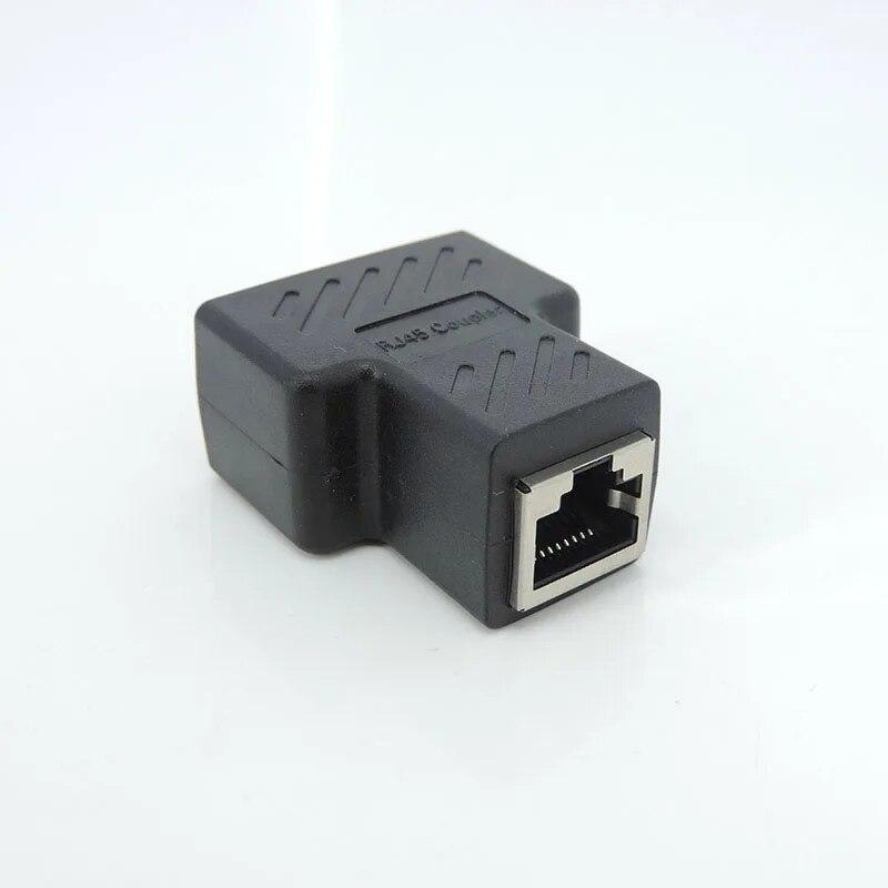 3 типа RJ45 на 2-полосный разветвитель RJ45, сетевой расширитель, адаптер Ethernet Kabel, гигабитный интерфейс, сеть «мама-мама»